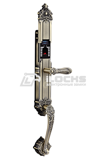 Биометрический электронный замок для двери F2160 Antique bronze